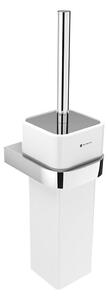NIMCO NK 30094K-26 - Nástěnná WC štětka NIKAU bílá/lesklý chrom