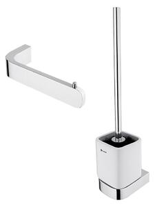 NIMCO NK set-94KN-26 - Nástěnná WC štětka a držák toaletního papíru NIKAU chrom