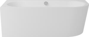 Olsen Spa Volně stojící vana AVITA A-LINE bílá, sifon s napouštěním přepadem - Barva sifonu - Chrom, Rozměr vany - 150 × 75 cm, Způsob provedení - Pravé VANAVITAL15PN
