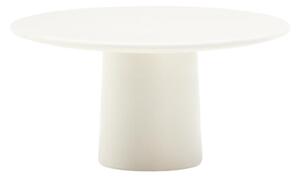 Bílý zahradní stolek Kave Home Albanella 85 cm
