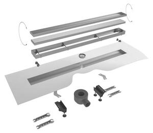 Sturotec sprchová vana, 60 cm, kompletní set včetně designové krytky