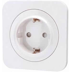 Aigostar - Domovní zásuvka s rámečkem SCHUKO 250V/16A bílá