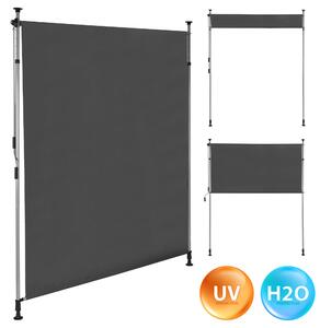 MultiGarden Výškově nastavitelná upínací markýza PULSE 180x220 cm antracitová
