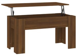 Konferenční stolek hnědý dub 101 x 49 x 52 cm kompozitní dřevo