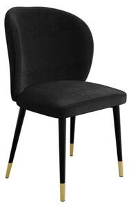 Židle Perkoz, Potah: Magic Velvet 2219, Barvy nožiček: černá / černá + zlatá 5903211284403