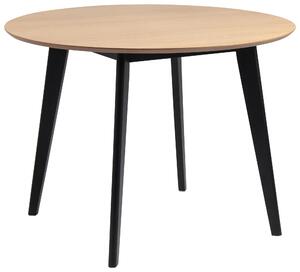 JÍDELNÍ STŮL, dub, kaučukové dřevo, černá, barvy dubu, 105/105/76 cm MID.YOU - Jídelní stoly, Online Only