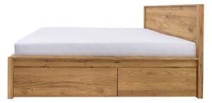 Dubová postel Sandra 160×200, dvoulůžko
