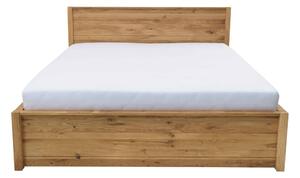 Dubová postel Sandra 160×200, dvoulůžko