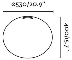 HAKA 530 stínidlo pro závěsné svítidlo, ratan - FARO