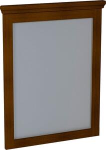 SAPHO CROSS CROSS retro zrcadlo v dřevěném rámu 600x800mm, mahagon CR011