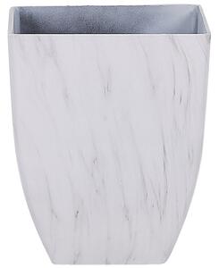 Květináč MIRO 35 cm Bílý mramor