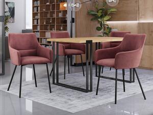 Židle Wenisz, Potah: Magic Velvet 2258, Barvy nožiček: černá 5903211285004