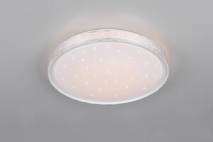 TRIO Reality R64811101 VARDA stropní svítidlo D390mm SMD LED 24W/2500lm 2700-6500K bílá, dálkový ovladač, starlight efekt