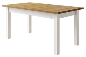 Konferenční stolek Kolir I, Barva dřeva: bílá-L, Barvy nožiček: černá Mirjan24 5903211293139