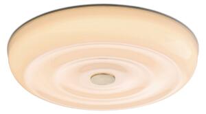 Stropní Lampa Halo Design, WAVE, stmívatelné, Bílá, Obývací pokoj, Sklo, Design