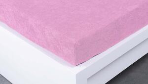 Froté prostěradlo 220 × 200 cm Exclusive – levandulové