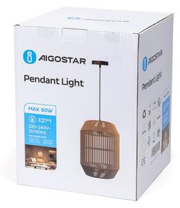 Aigostar - Lustr na lanku 1xE27/60W/230V béžová