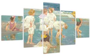 Obraz - Edward Henry Potthast, A Holiday, reprodukce (125x70 cm)
