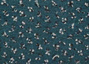Breno Metrážový koberec SATURNUS 43, šíře role 400 cm, Modrá, Vícebarevné