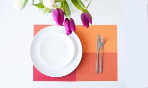 Prostírání Deluxe 30 × 45 cm – Aida oranžová