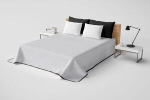 Domarex Přehoz na postel Laurine Prošívaný Velikost: 220 x 240 cm, Barva: Bílá/Černá