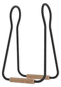Creative cables Stolní lampa Taché elegant s textilním kabelem, vypínačem a dvoupólovou zástrčkou Barva kabelu: Černo-bílý