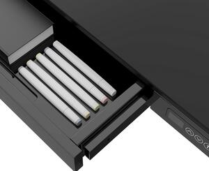 PROFIdesk Hercules - multifunkční výškově nastavitelný stůl s USB nabíječkou - černý