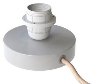 Creative cables Kovová stolní lampa Posaluce pro stínidlo Barva: Lesklá bílá