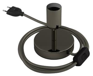 Creative cables Kovová stolní lampa Alzaluce Velikost: 5 cm, Barva: Černá Perleť