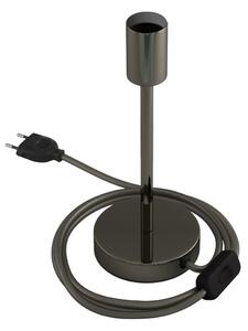 Creative cables Kovová stolní lampa Alzaluce Velikost: 20 cm, Barva: Černá Perleť
