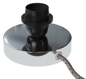 Creative cables Kovová stolní lampa Posaluce pro stínidlo Barva: Černá Perleť