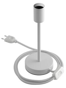 Creative cables Kovová stolní lampa Alzaluce Velikost: 20 cm, Barva: Matná bílá