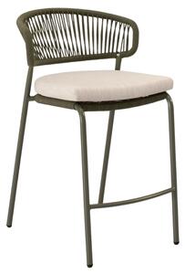 Somcasa Zelená kovová barová židle Randall 68 cm