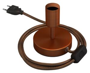 Creative cables Kovová stolní lampa Alzaluce Velikost: 5 cm, Barva: Matná měď