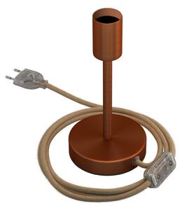 Creative cables Kovová stolní lampa Alzaluce Velikost: 15 cm, Barva: Matná měď