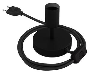 Creative cables Kovová stolní lampa Alzaluce Velikost: 5 cm, Barva: Matná černá