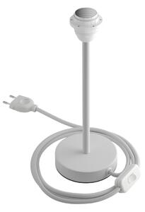Creative cables Kovová stolní lampa Alzaluce pro stínidlo Velikost: 25 cm, Barva: Matná bílá