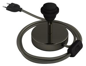Creative cables Kovová stolní lampa Alzaluce pro stínidlo Velikost: 30 cm, Barva: Matná černá