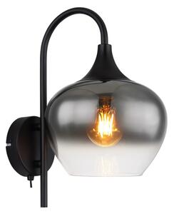 Globo 15548W - Nástěnná lampa MAXY 1xE27/40W/230V černá