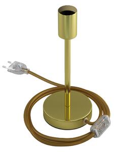 Creative cables Kovová stolní lampa Alzaluce Velikost: 20 cm, Barva: Mosaz