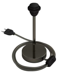 Creative cables Kovová stolní lampa Alzaluce pro stínidlo Velikost: 20 cm, Barva: Černá Perleť