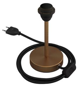 Creative cables Kovová stolní lampa Alzaluce pro stínidlo Velikost: 15 cm, Barva: Matný bronz