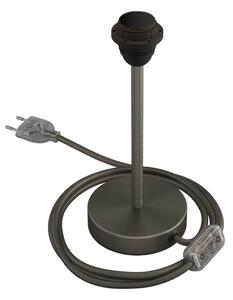 Creative cables Kovová stolní lampa Alzaluce pro stínidlo Velikost: 20 cm, Barva: Matný chrom