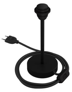 Creative cables Kovová stolní lampa Alzaluce pro stínidlo Velikost: 20 cm, Barva: Matná černá