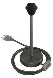 Creative cables Kovová stolní lampa Alzaluce pro stínidlo Velikost: 25 cm, Barva: Matný chrom