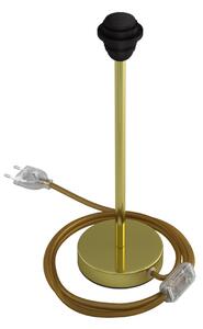 Creative cables Kovová stolní lampa Alzaluce pro stínidlo Velikost: 30 cm, Barva: Mosaz