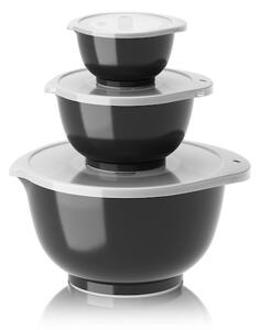 Rosti Sada kuchyňských mís 0,25+0,75+3L Black
