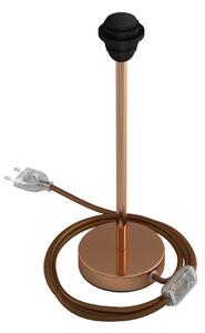 Creative cables Kovová stolní lampa Alzaluce pro stínidlo Velikost: 30 cm, Barva: Měď
