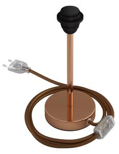 Creative cables Kovová stolní lampa Alzaluce pro stínidlo Velikost: 20 cm, Barva: Měď