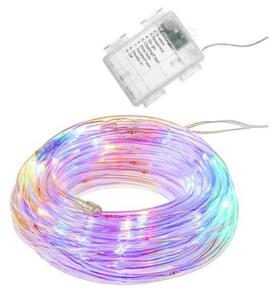 SPRINGOS LED světelná hadice - 5m, 50LED, 8 funkcí, 3xAA, IP44, multicolor CL0856-XG